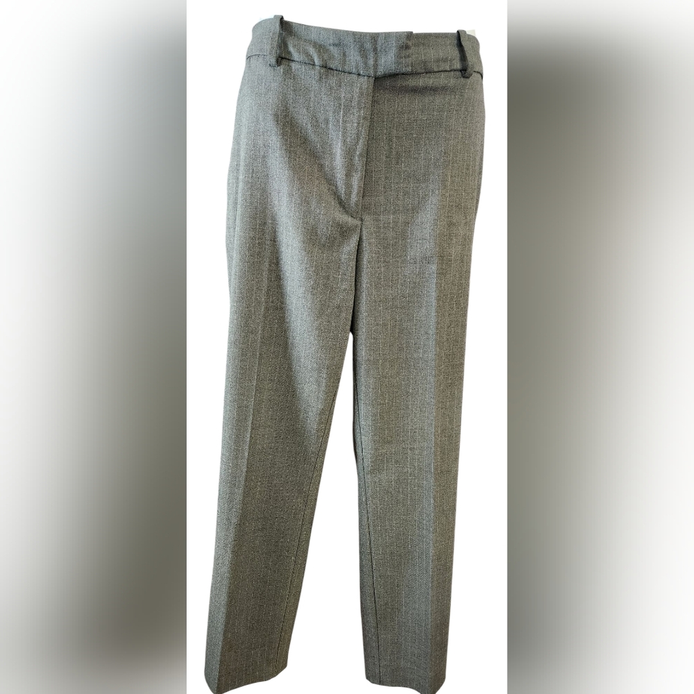 H&M Gray Trousers with subtle pinstripe~size 12